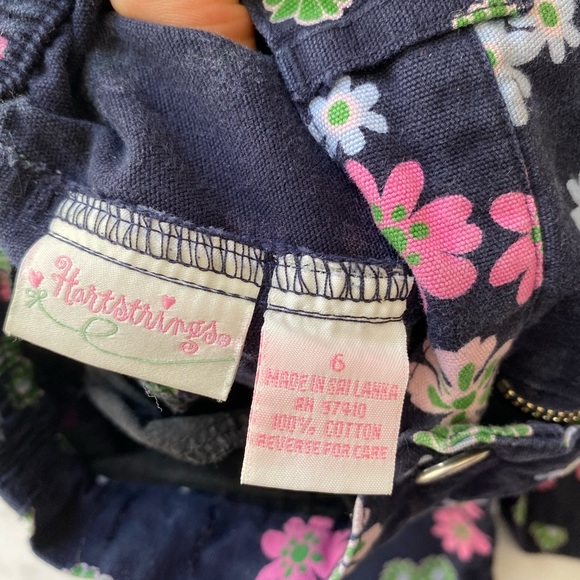 Hartstrings Floral twill cargo pants kids size 6 - Picture 5 of 5